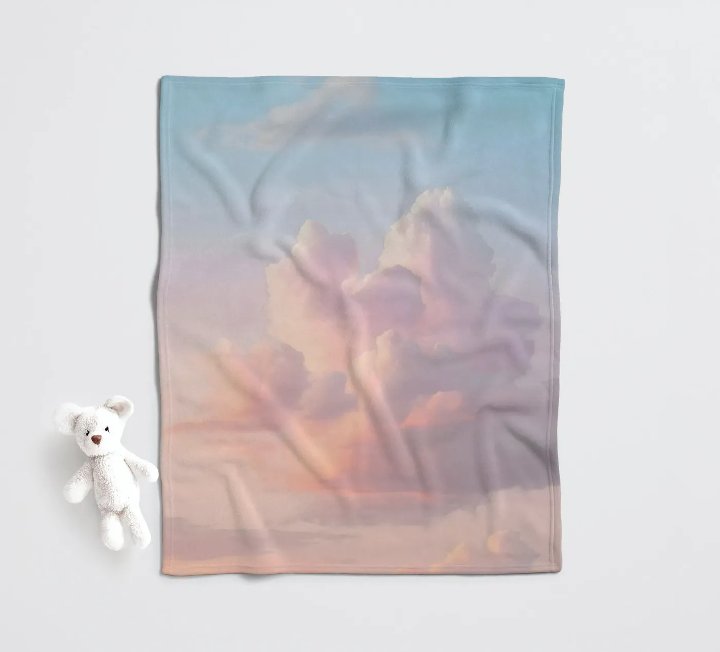 Pastel Reverie Fleecedecke von Moon  Bloom