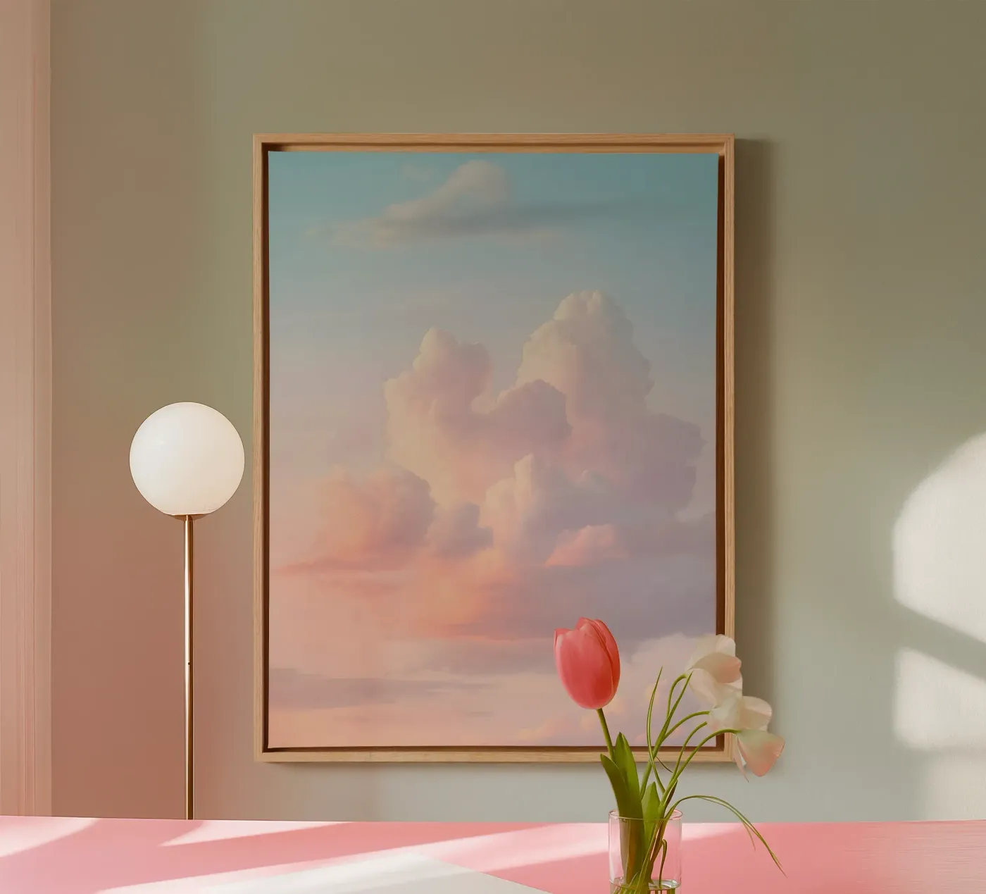 Pastel Reverie canvas van Moon Bloom
