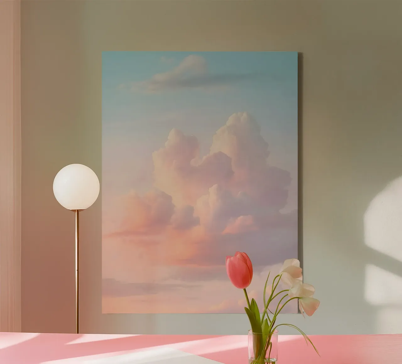 Pastel Reverie Leinwand von Moon  Bloom