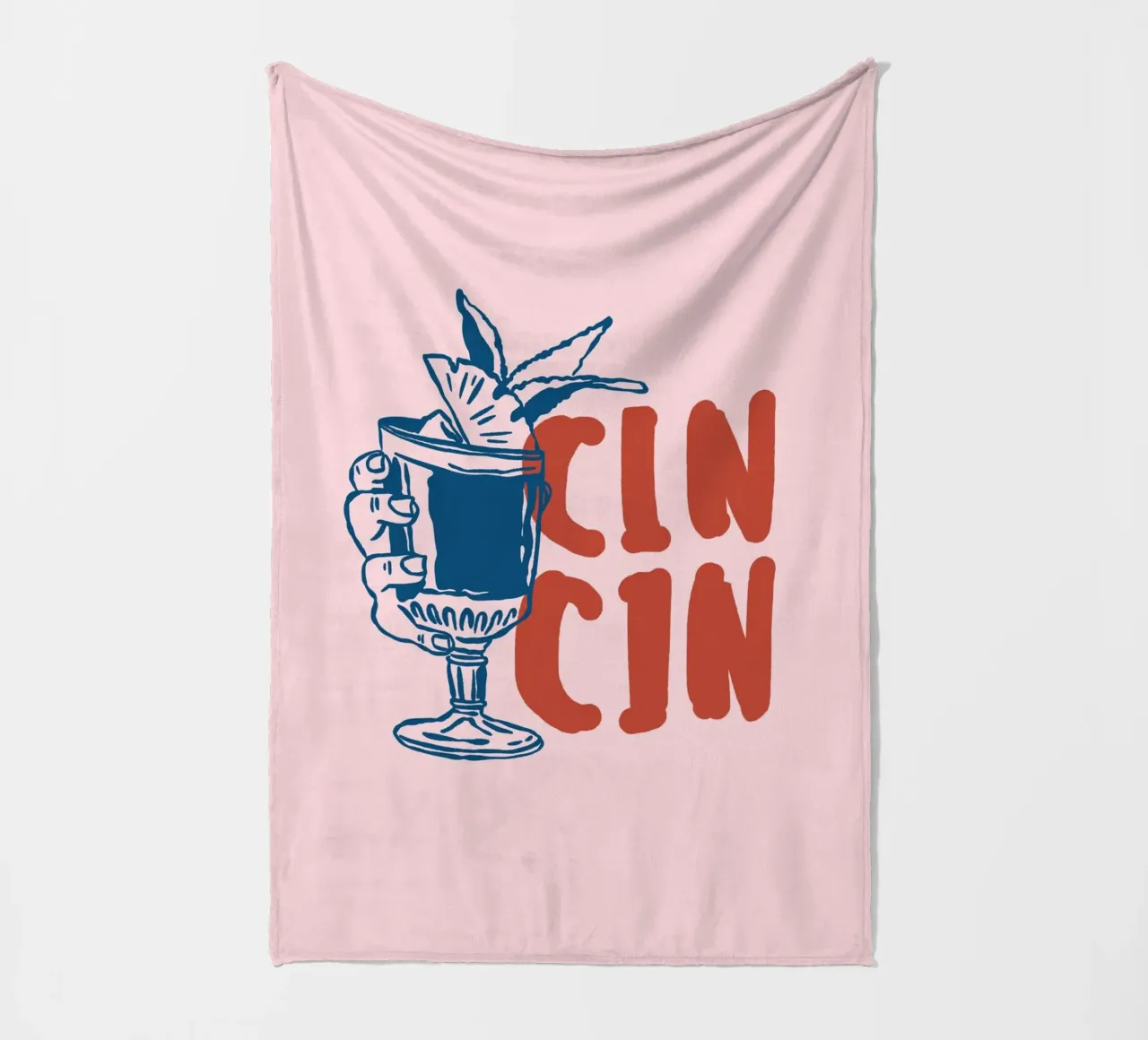 Boho Vacation 1 Cin Cin coperta in pile da Boho Print Collection