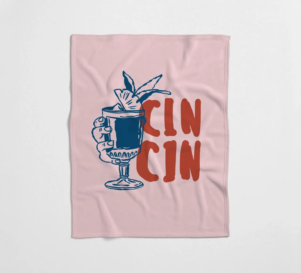 Boho Vacation 1 Cin Cin coperta in pile da Boho Print Collection