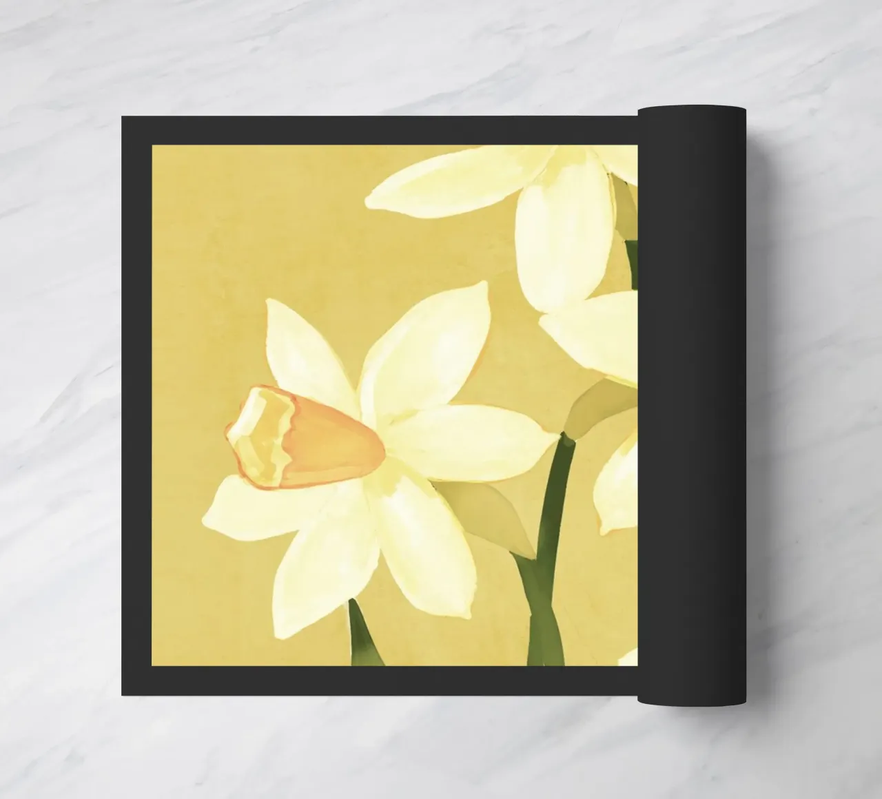 Daffodils doormat by ThingDesign