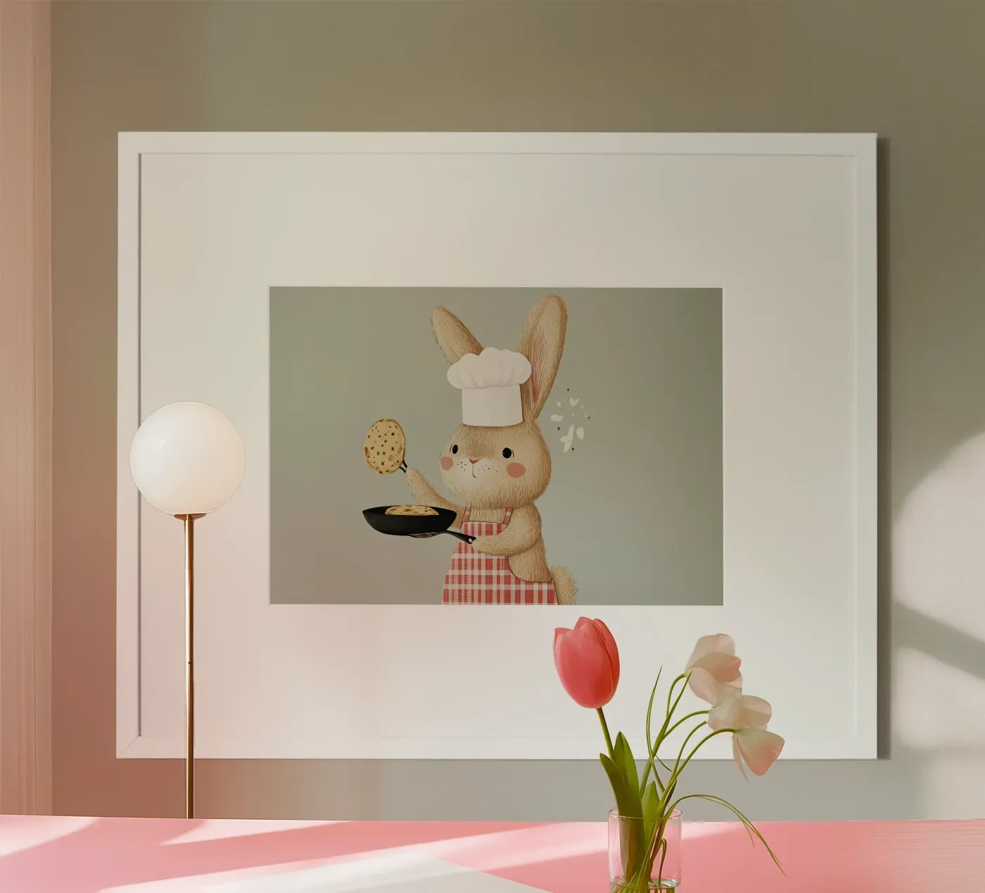 Chef Bunny poster da Little Art Lab