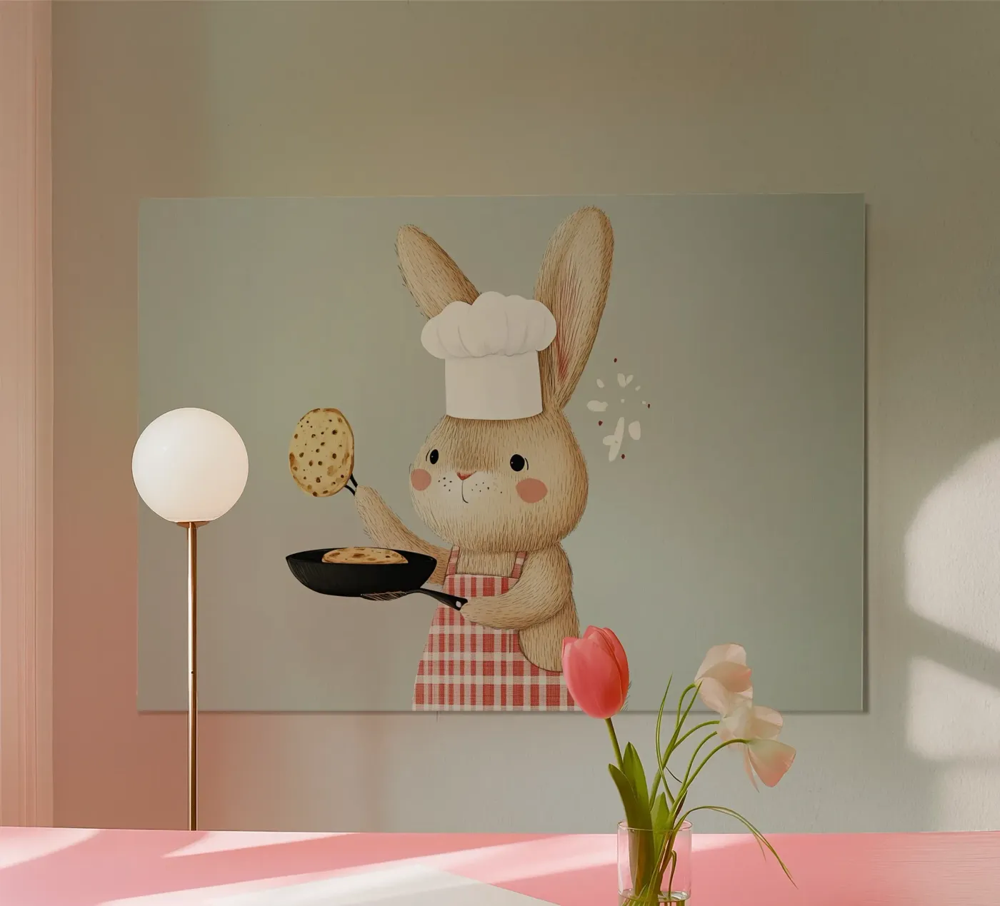Chef Bunny poster da Little Art Lab