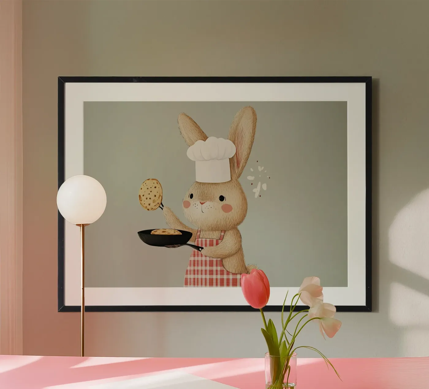 Chef Bunny poster da Little Art Lab