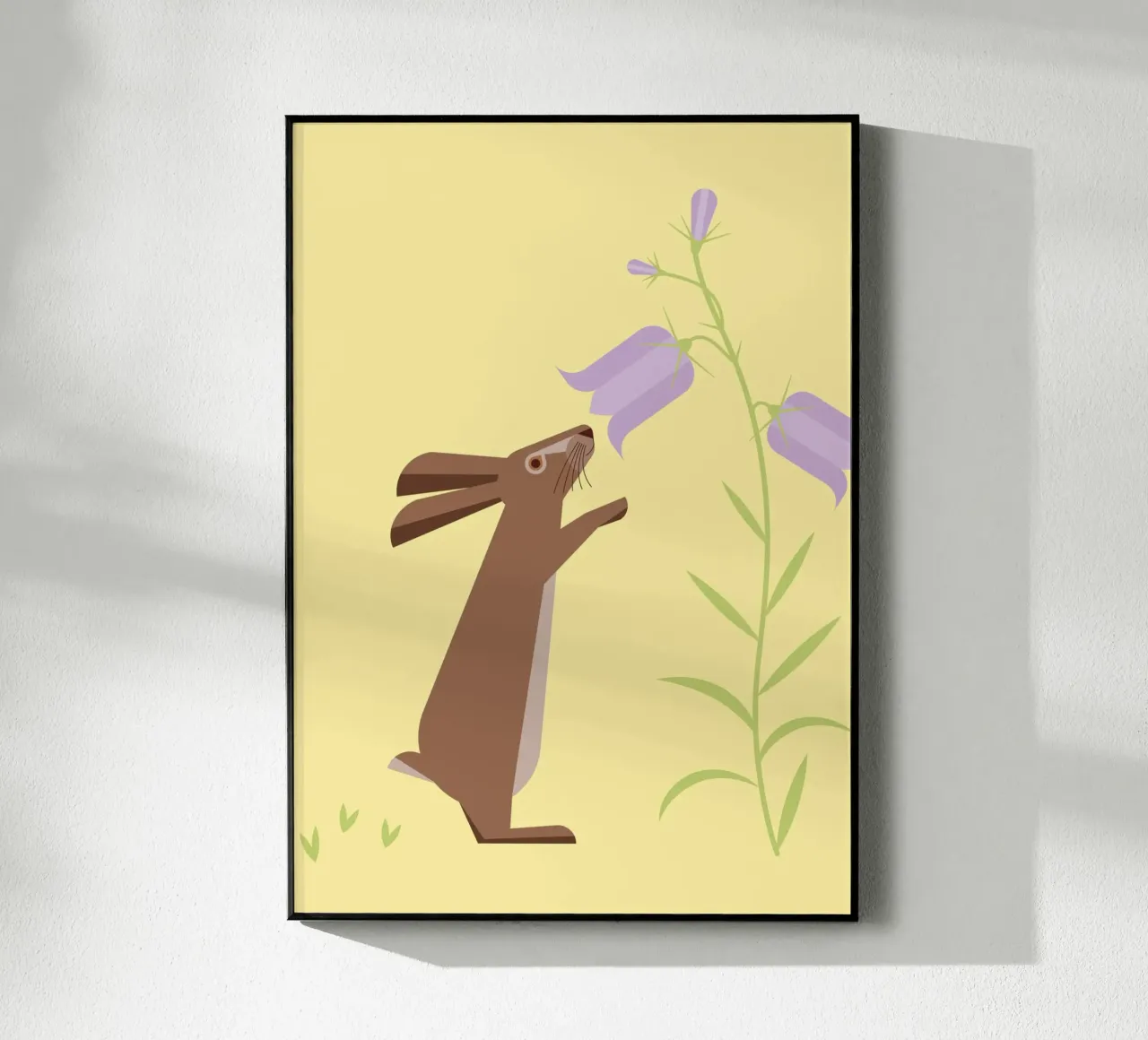 Lepre e campanula plexiglass da Carolin Vonhoff