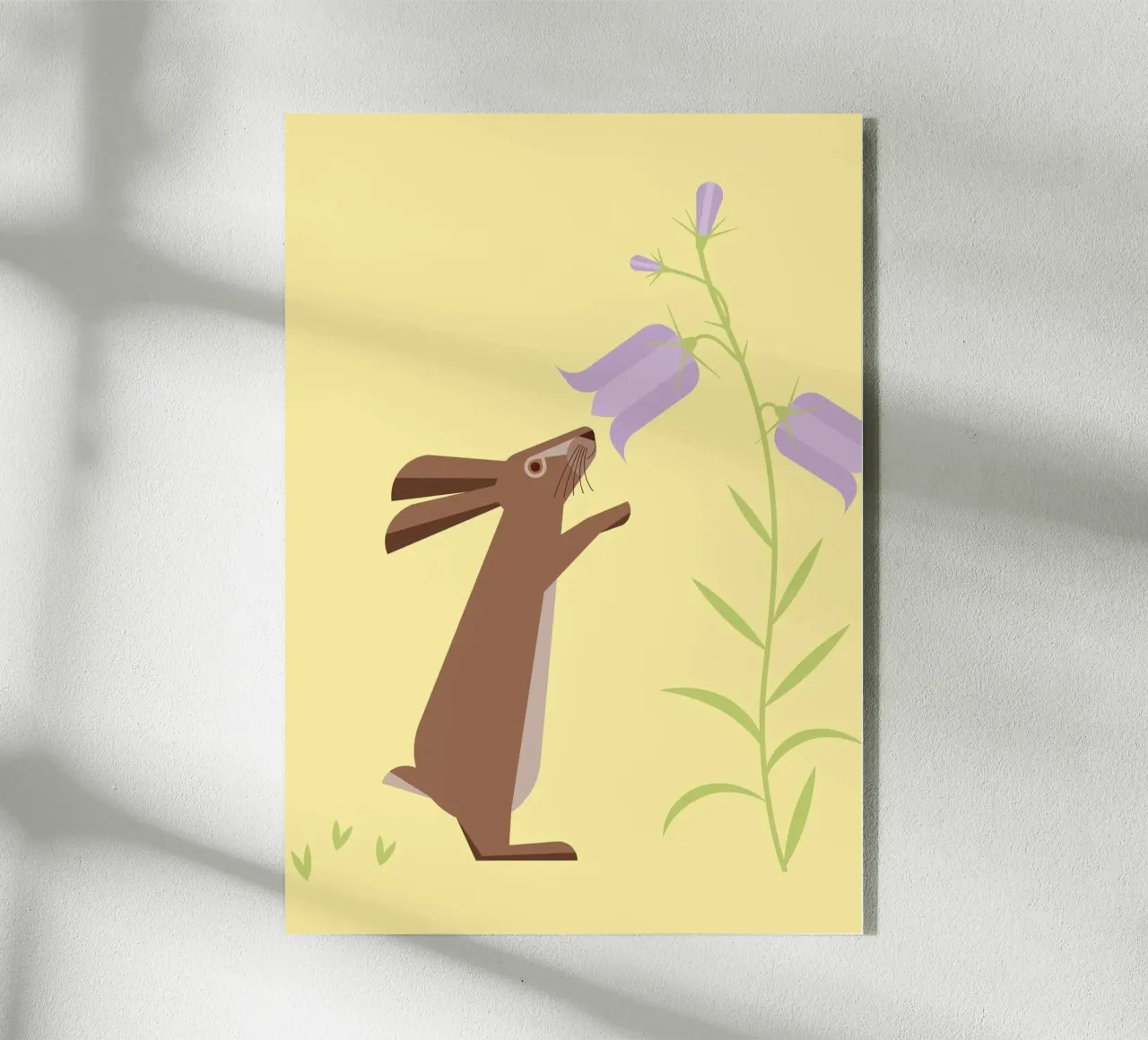 Lepre e campanula plexiglass da Carolin Vonhoff