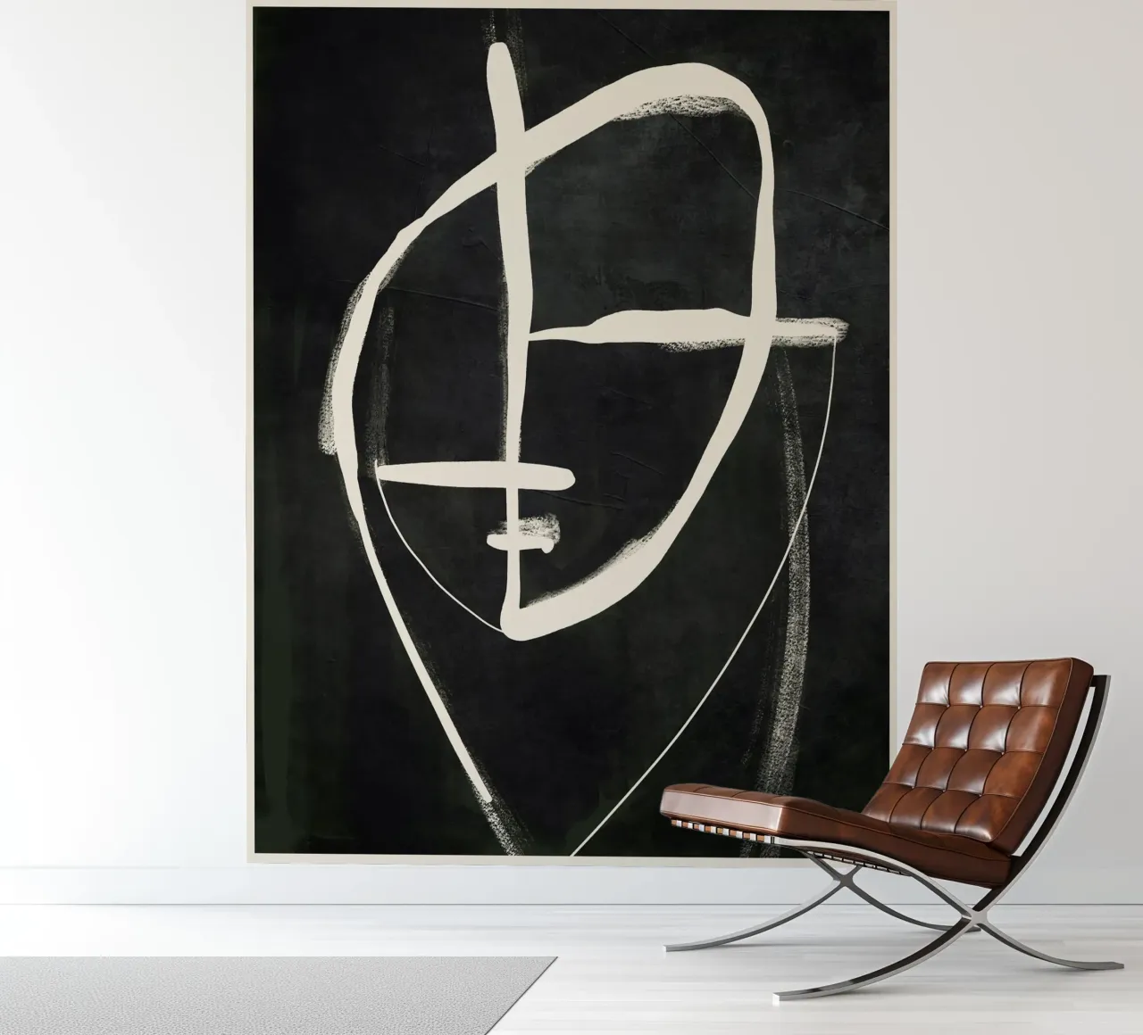 Face fotobehang van ThingDesign