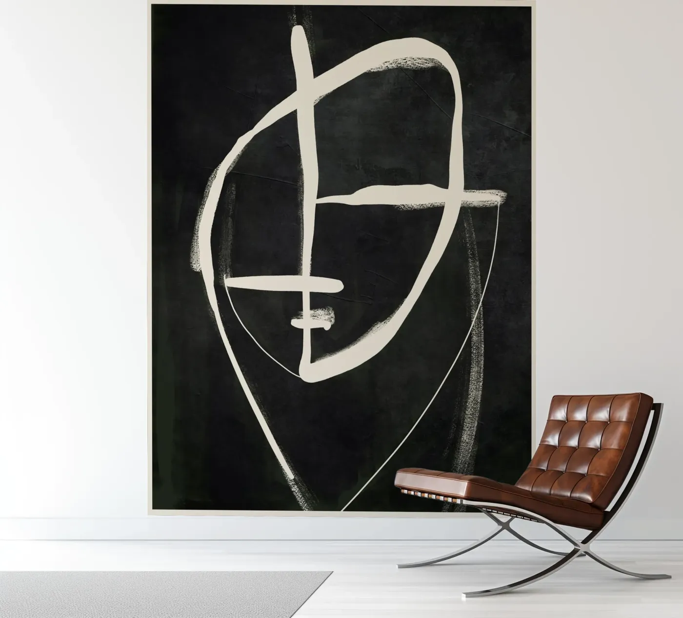 Face fotobehang van ThingDesign