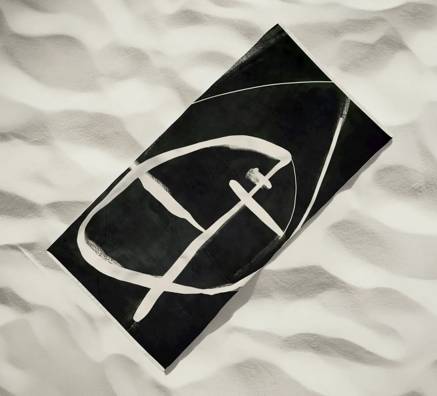 Face strandhanddoek van ThingDesign