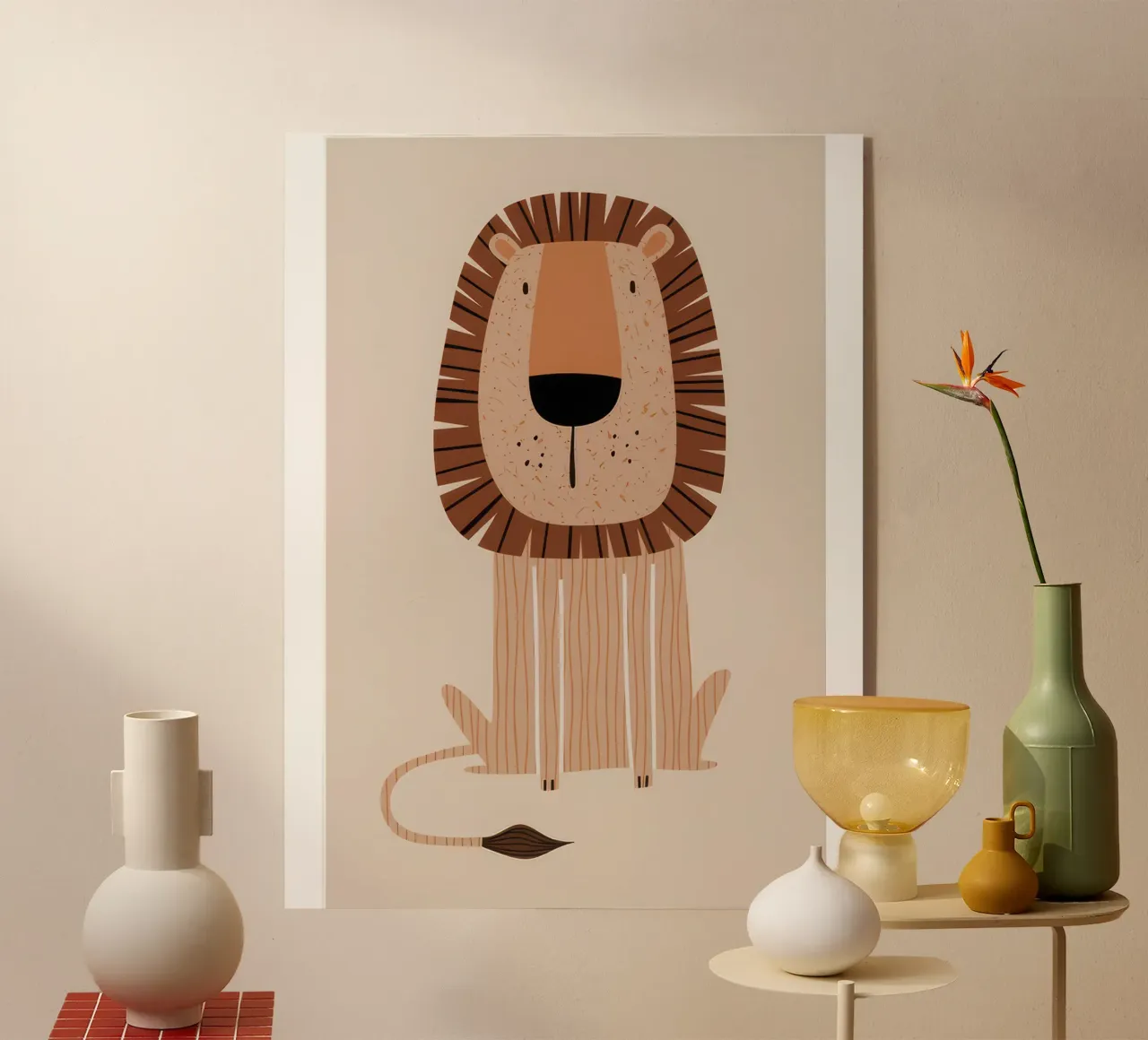 Leone pastello plexiglass da muench