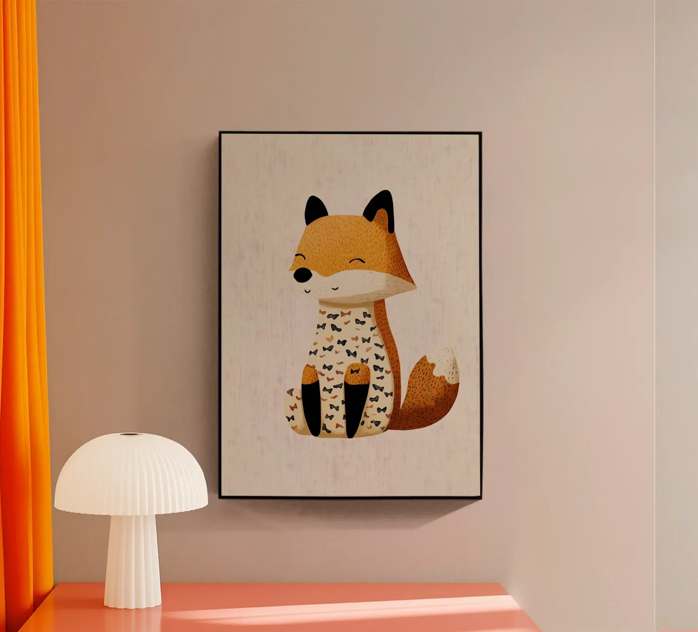 Volpe seduta plexiglass da Little Art Lab