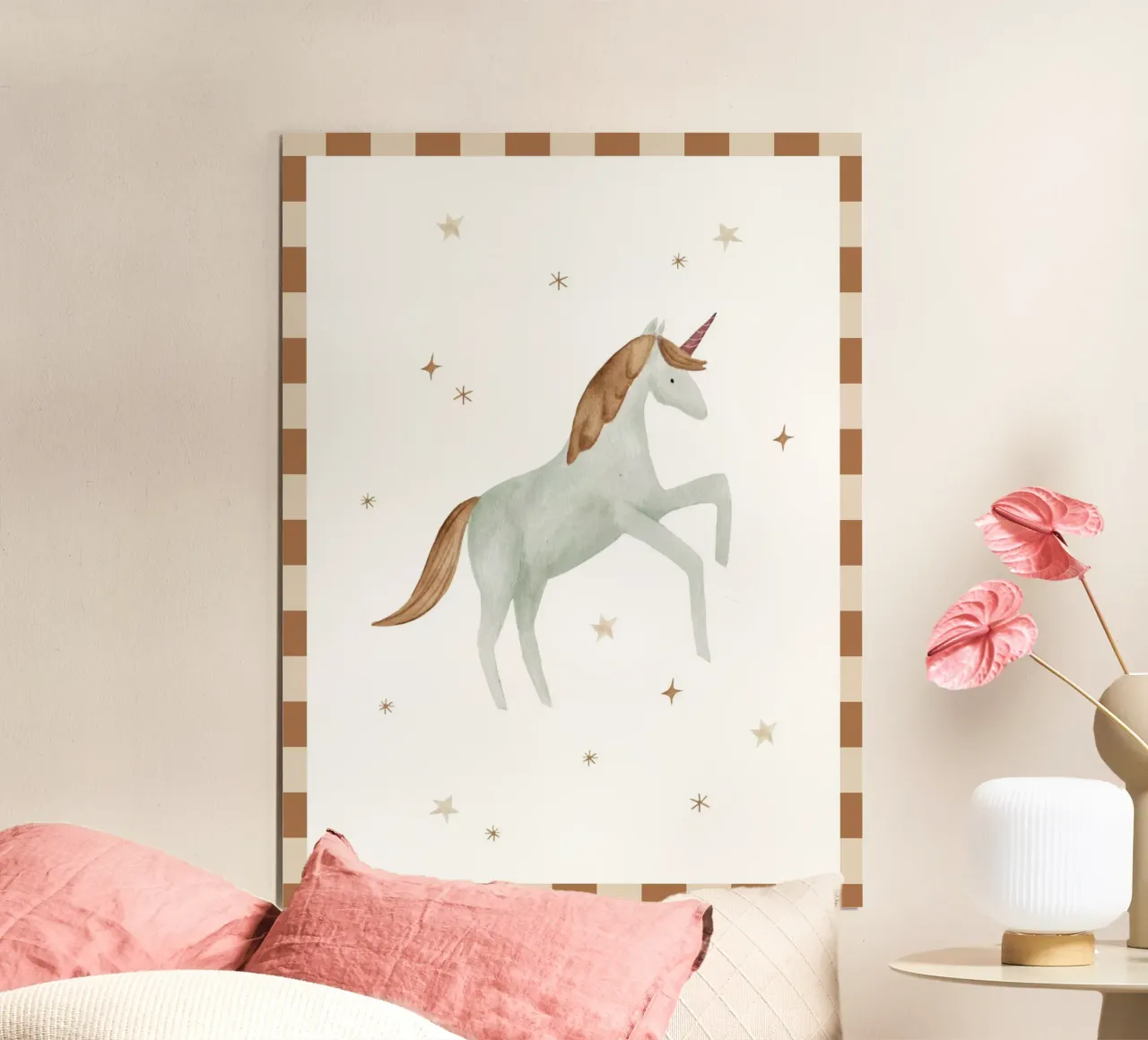 unicorn poster by herzundpapier