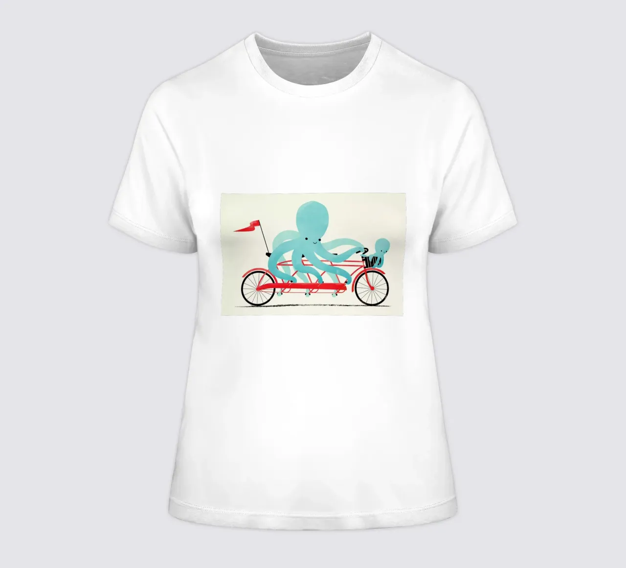 My Red Bike Frauen T-Shirt von Jay Fleck