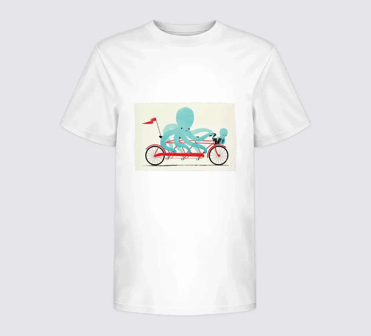 My Red Bike kids t-shirt by Jay Fleck
