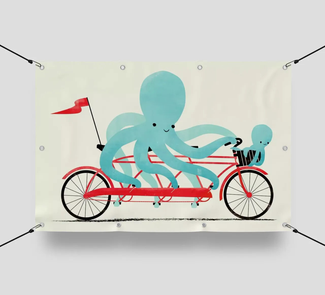 My Red Bike telo in pvc da Jay Fleck