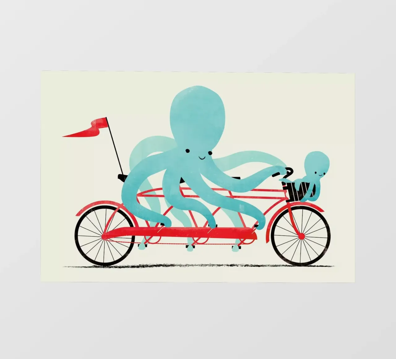 My Red Bike telo in pvc da Jay Fleck