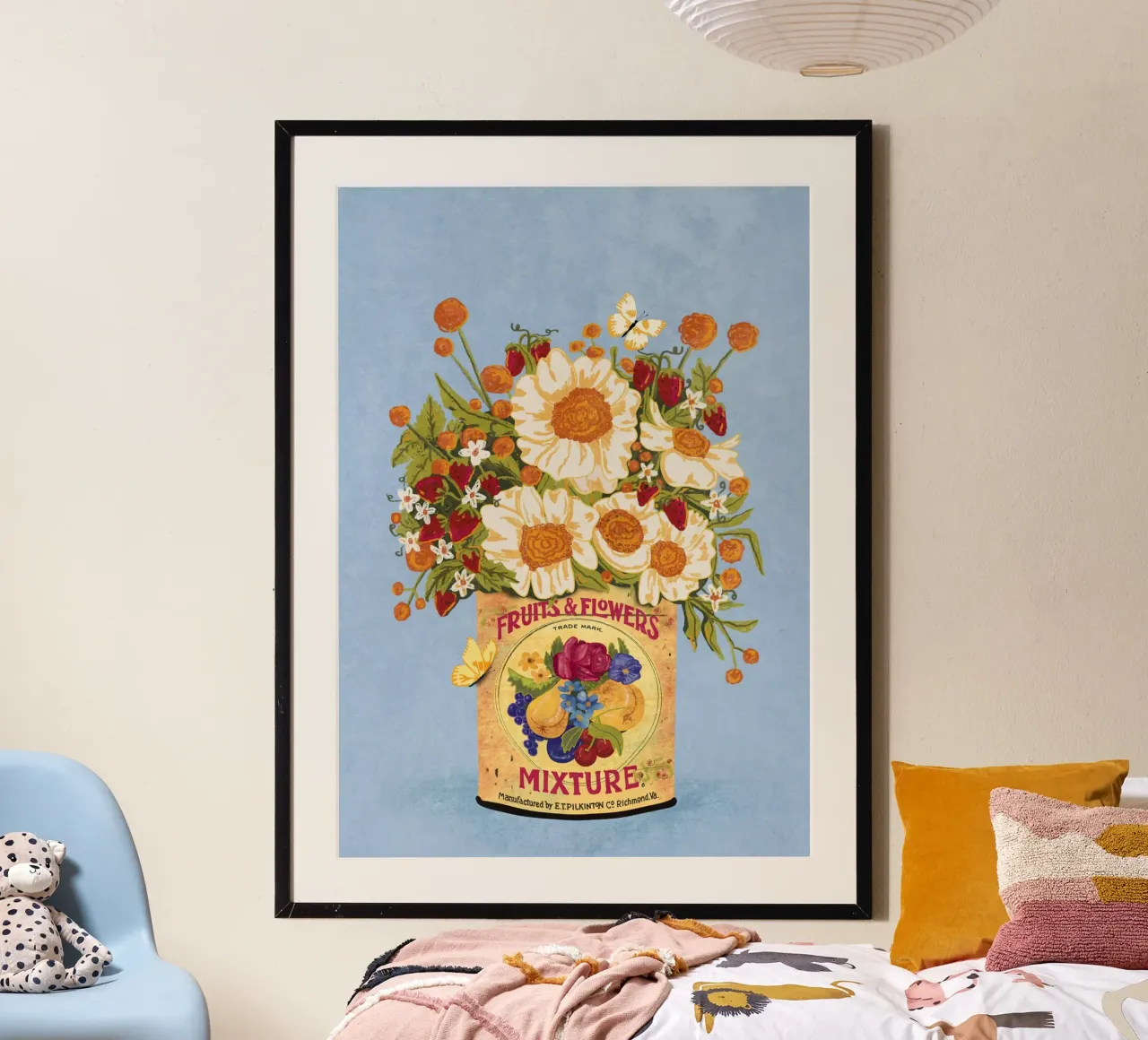 Flowers In a Vintage Tea Can hahnemühle by Raissa Oltmanns