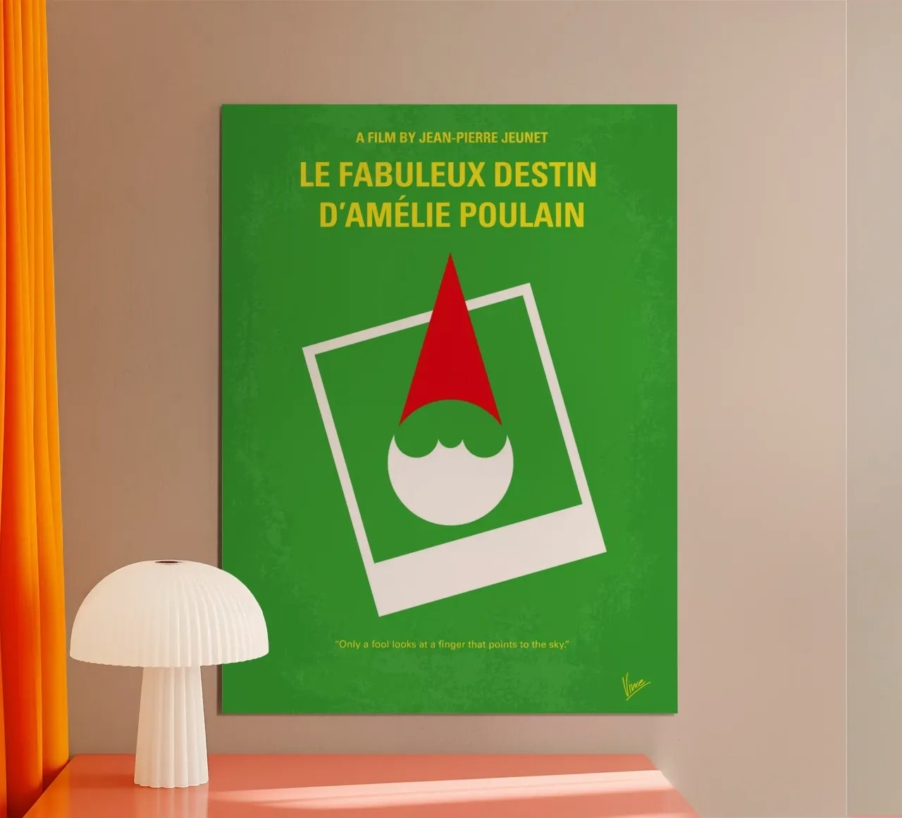No311 My Amelie minimal movie poster poster da Chungkong