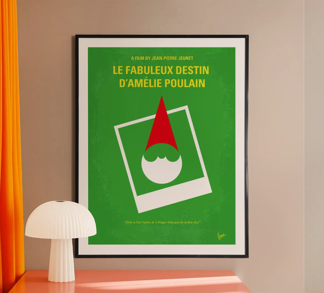No311 My Amelie minimal movie poster poster da Chungkong