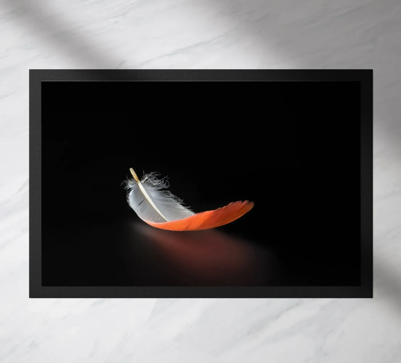 Floating spring Fußmatte von Rainer Lüdecke – Wall Art