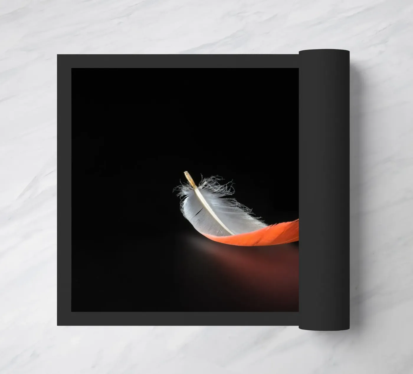 Floating spring Fußmatte von Rainer Lüdecke – Wall Art