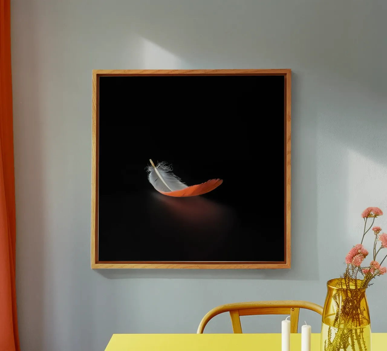 Ressort flottant plexiglas de Rainer Lüdecke – Wall Art