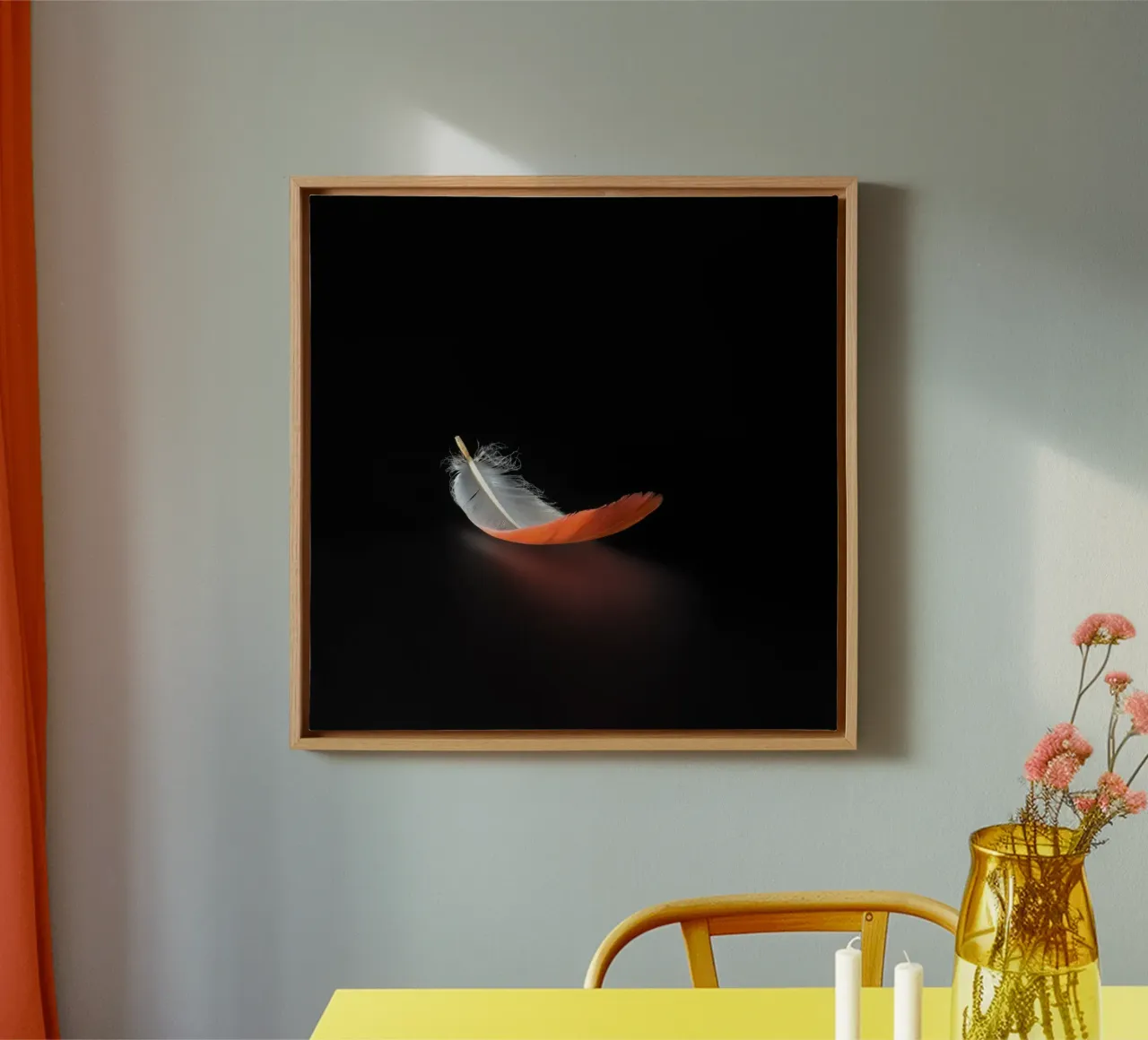 Floating spring canvas by Rainer Lüdecke – Wall Art