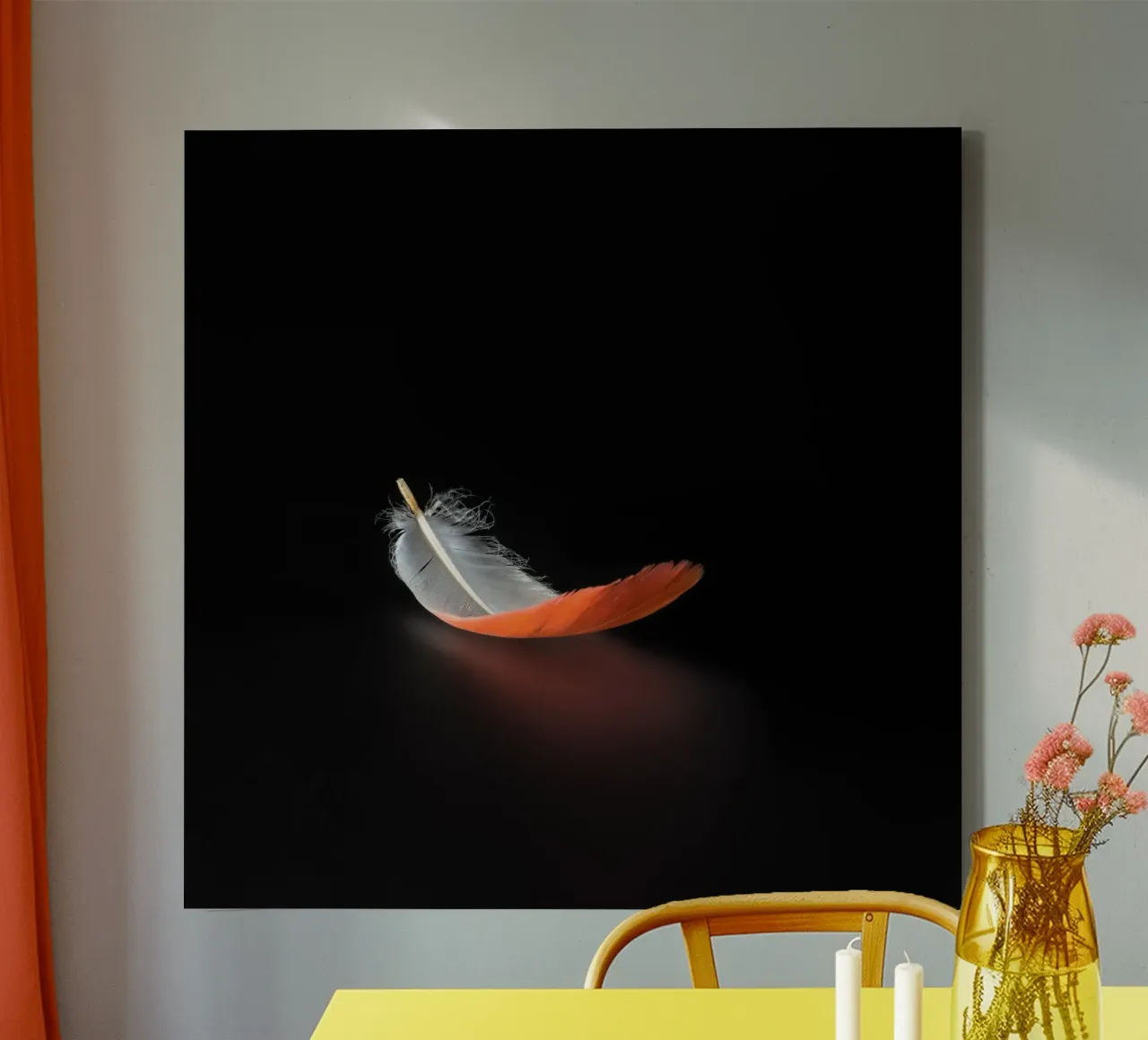 Floating spring canvas by Rainer Lüdecke – Wall Art