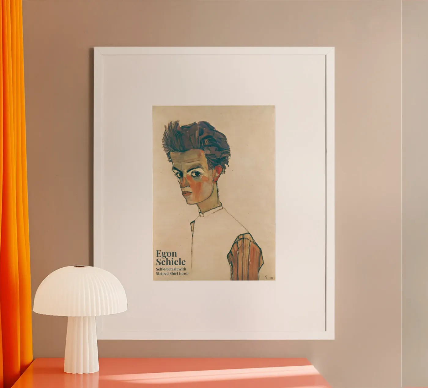 Poster Egon Schiele poster da the red studio