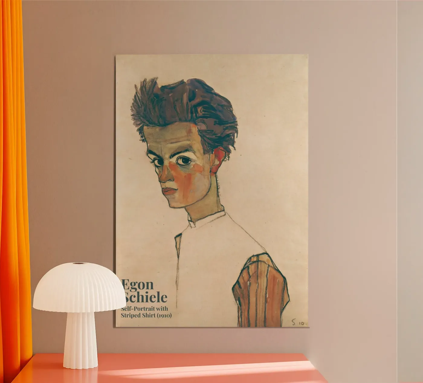 Poster Egon Schiele poster da the red studio