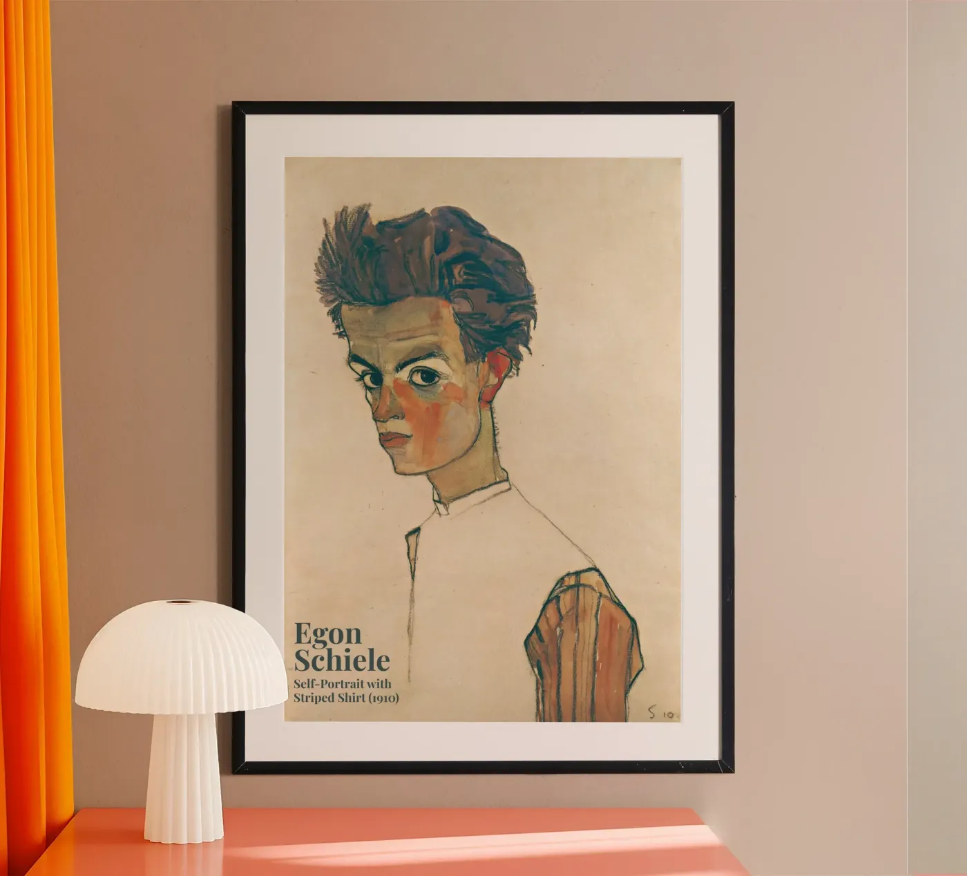 Poster Egon Schiele poster da the red studio