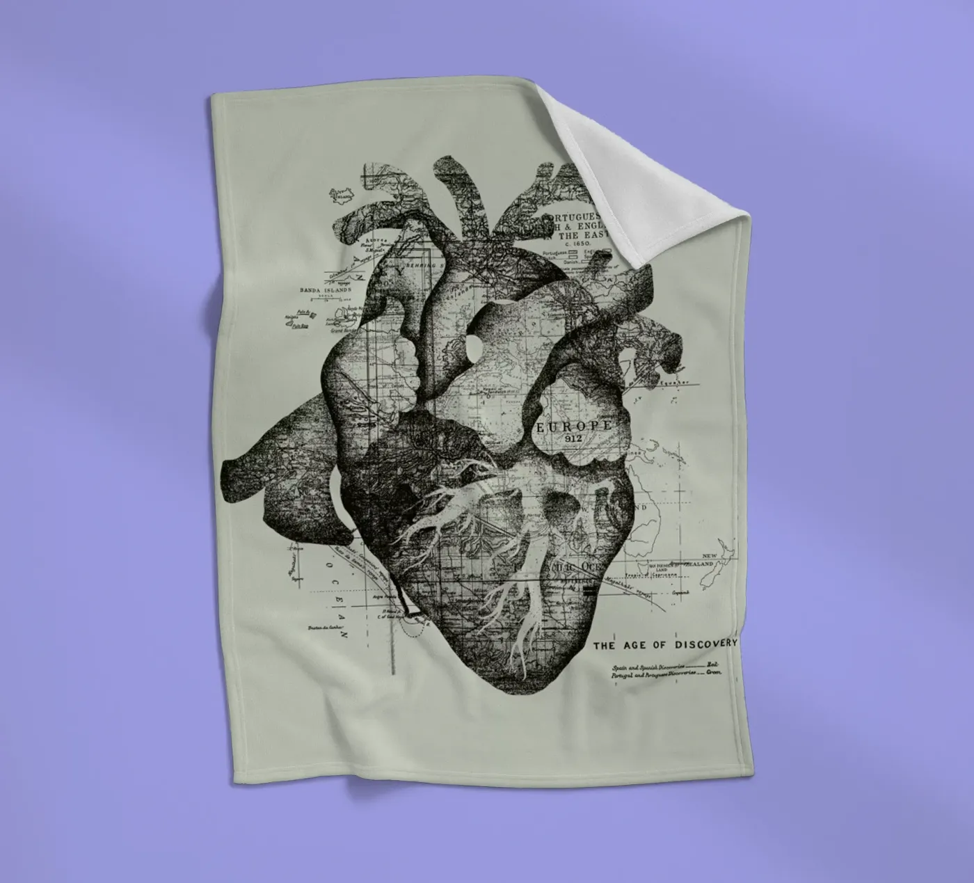 Restless heart Fleecedecke von Tobe Fonseca