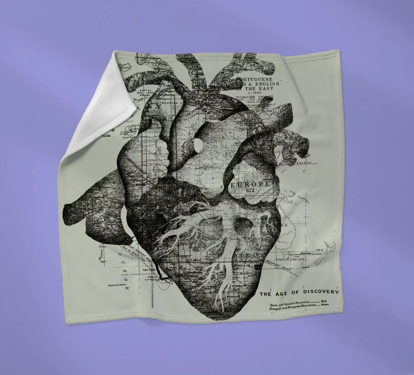 Restless heart Fleecedecke von Tobe Fonseca