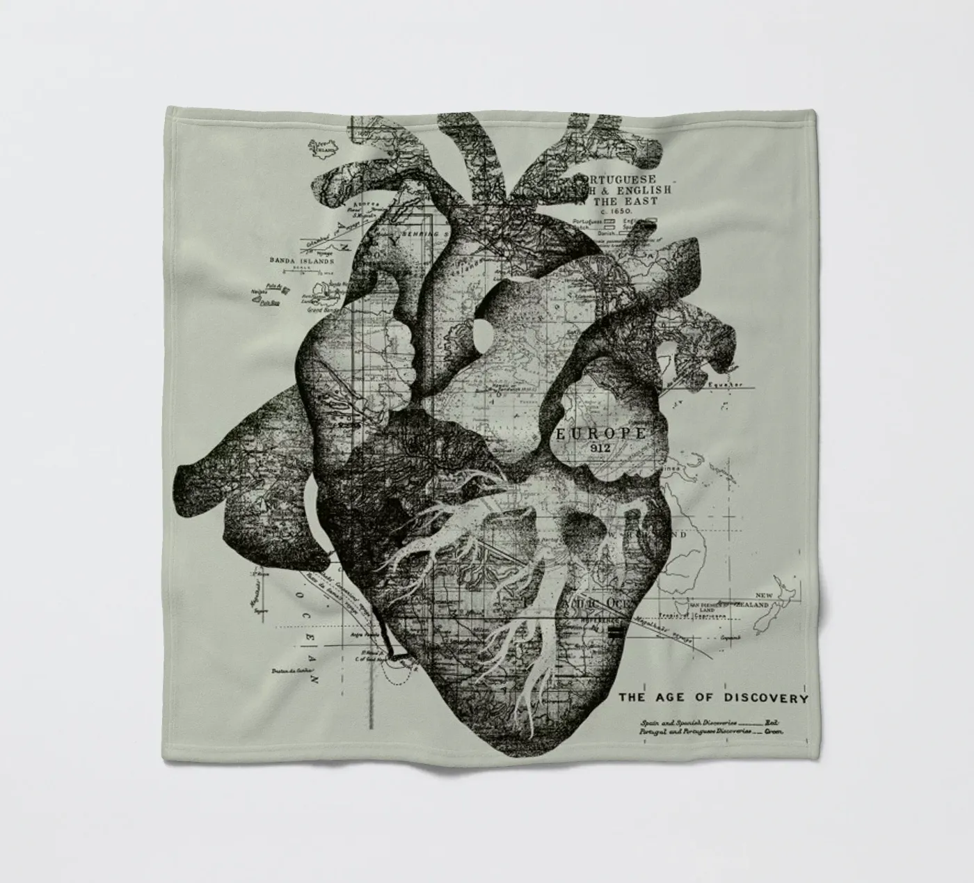 Restless heart Fleecedecke von Tobe Fonseca