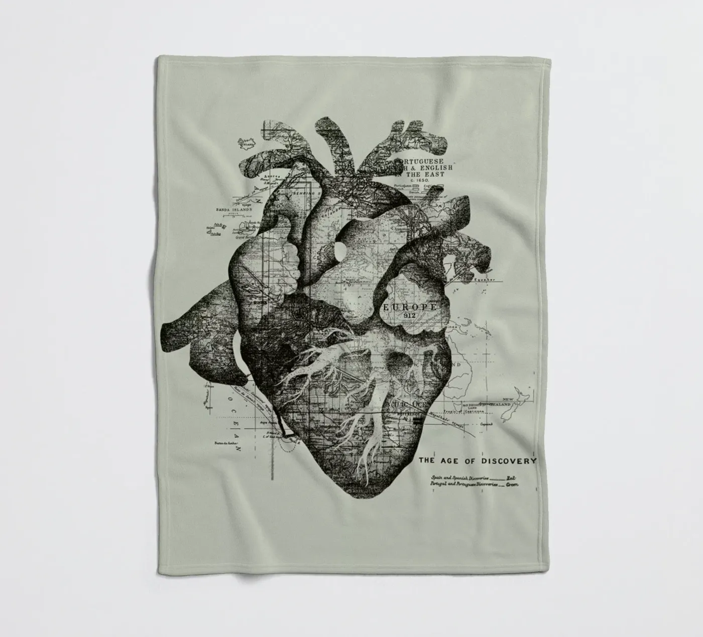 Restless heart Fleecedecke von Tobe Fonseca