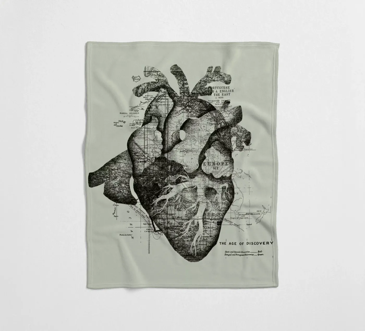 Restless heart Fleecedecke von Tobe Fonseca