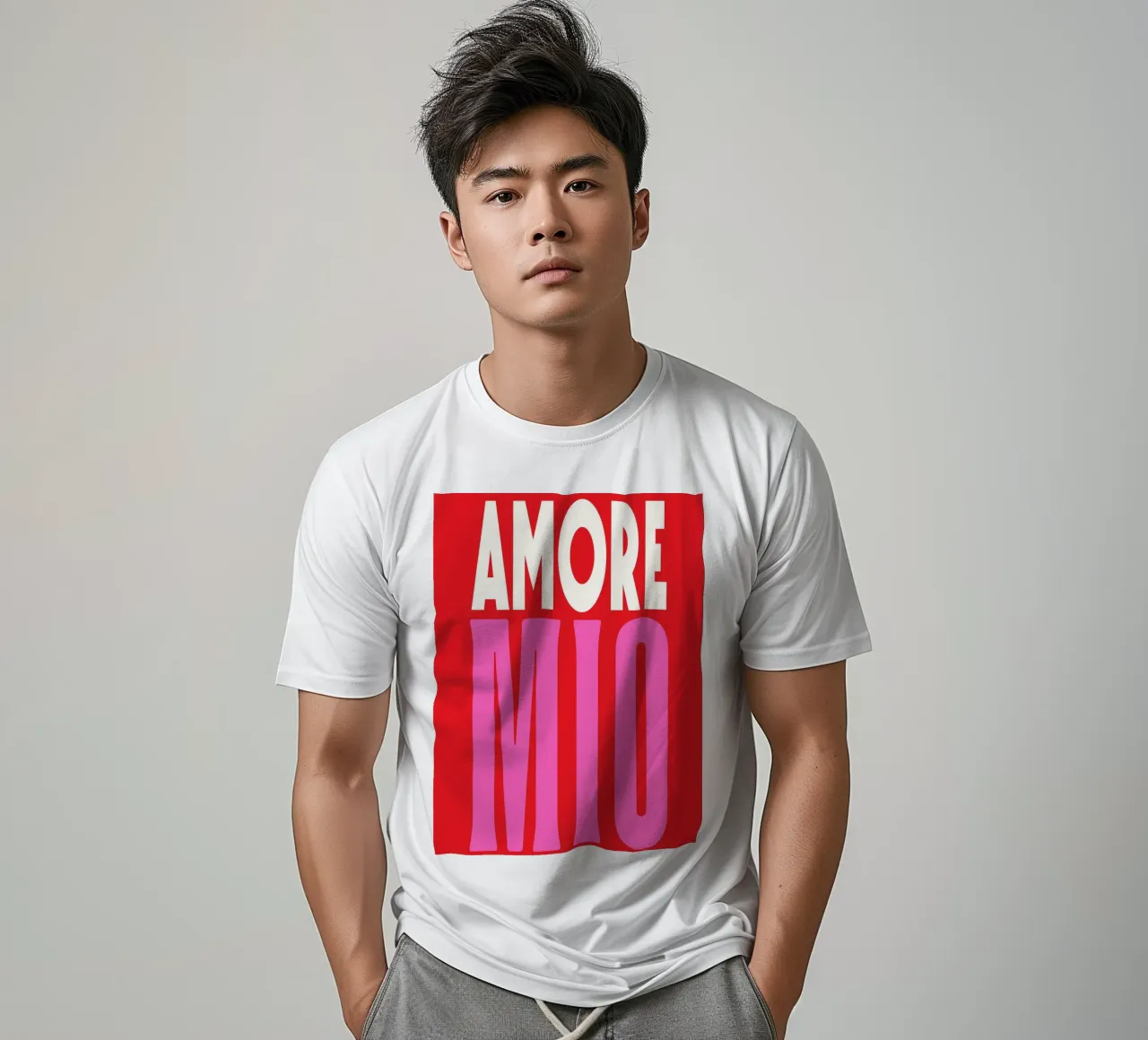 Amore Mio Sommer pop t-shirt by Carinaprint