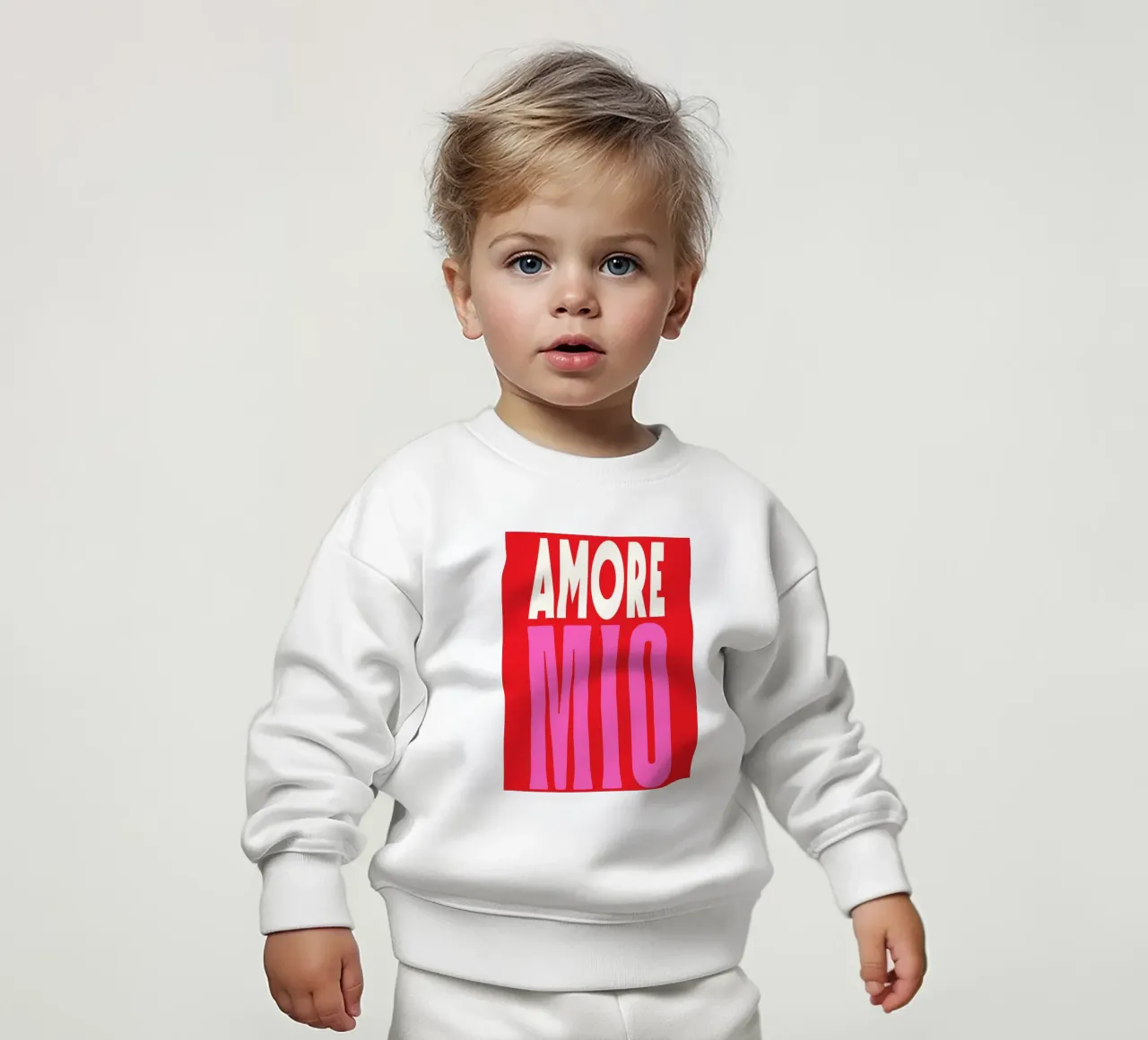 Amore Mio Sommer pop felpa neonato da Carinaprint