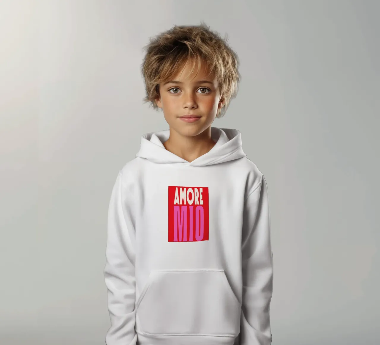 Amore Mio Sommer pop kids hoodie by Carinaprint