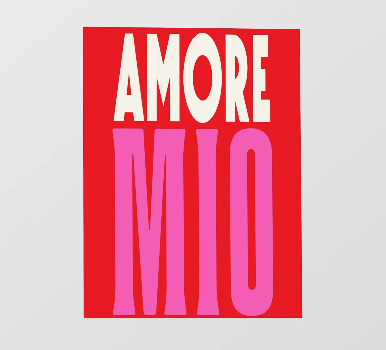 Amore Mio Sommer pop pellicola backlit da Carinaprint
