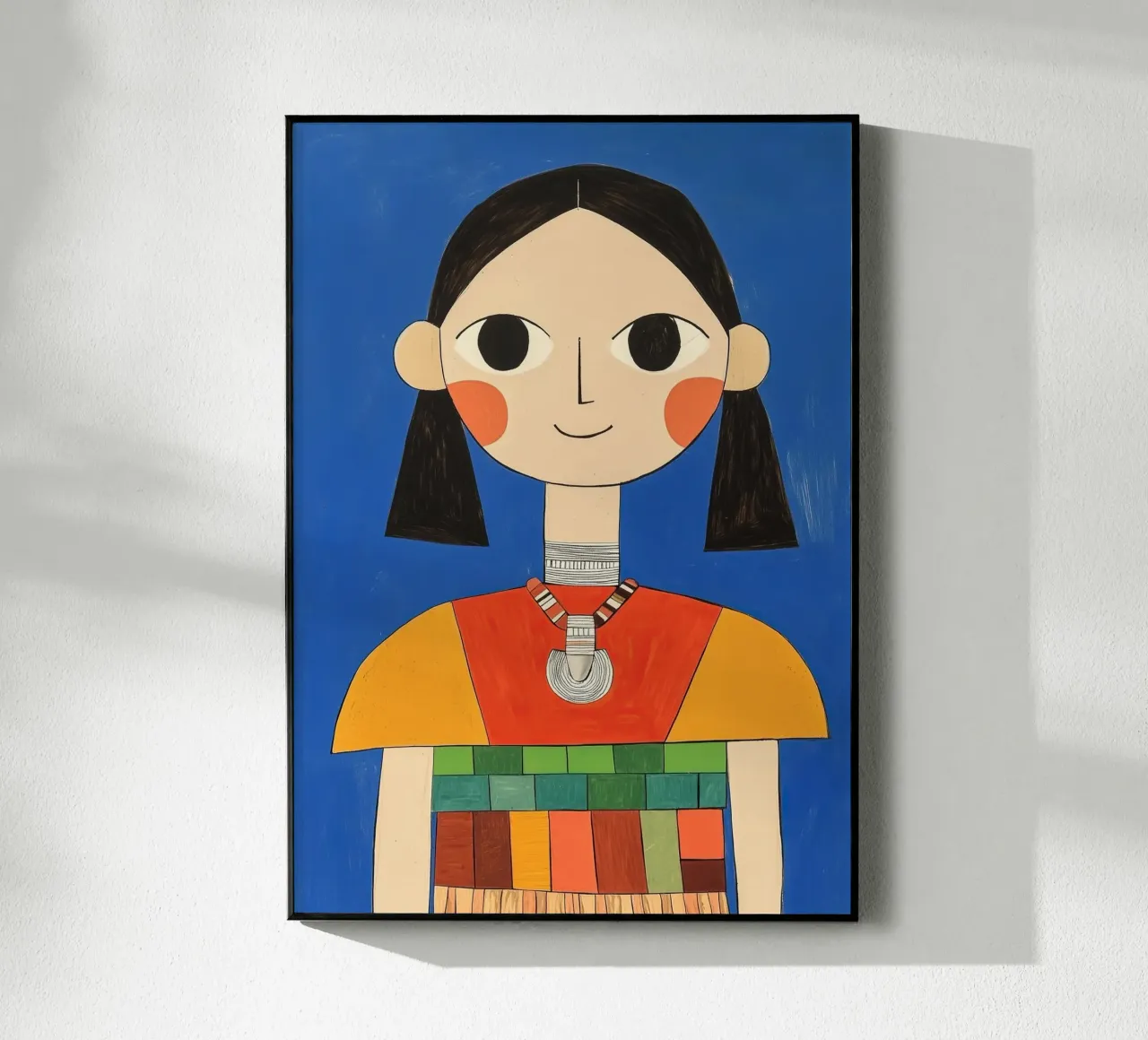 Donna sorridente plexiglass da Little Art Lab