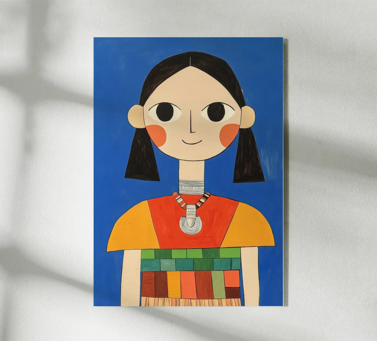 Donna sorridente plexiglass da Little Art Lab