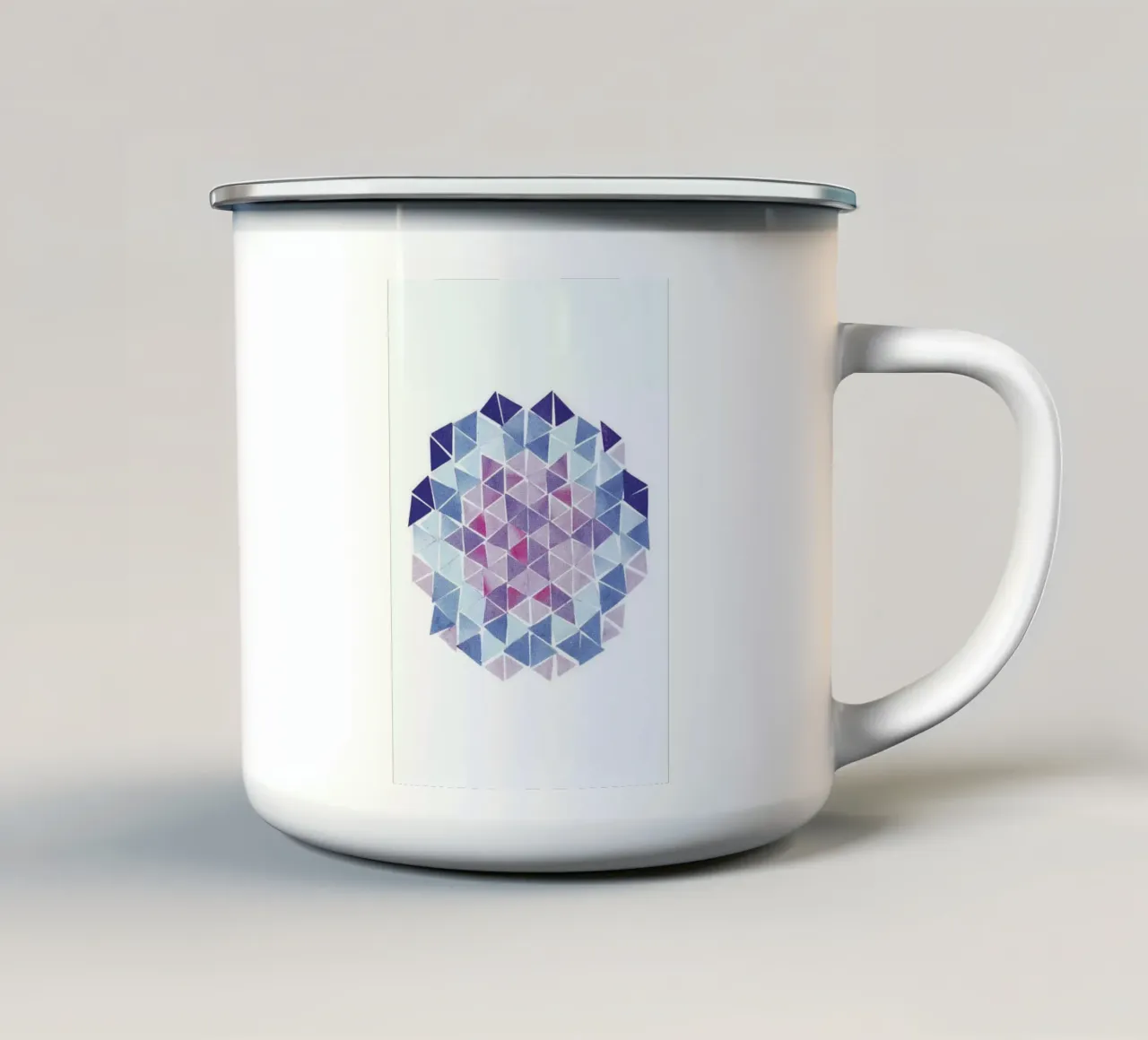Bad Vibe V taza de esmalte de David Head