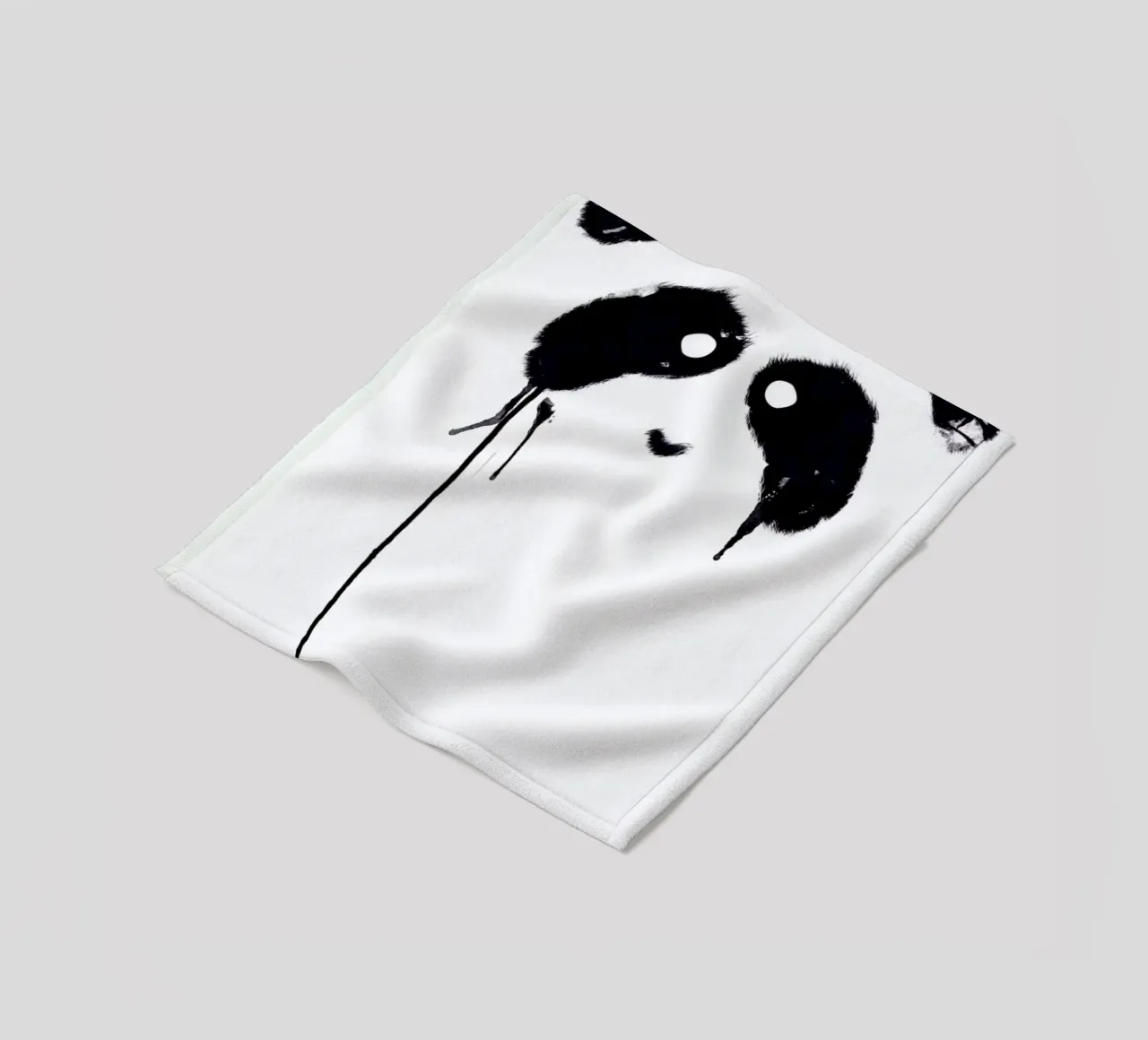 Panda Fleecedecke von Tobe Fonseca