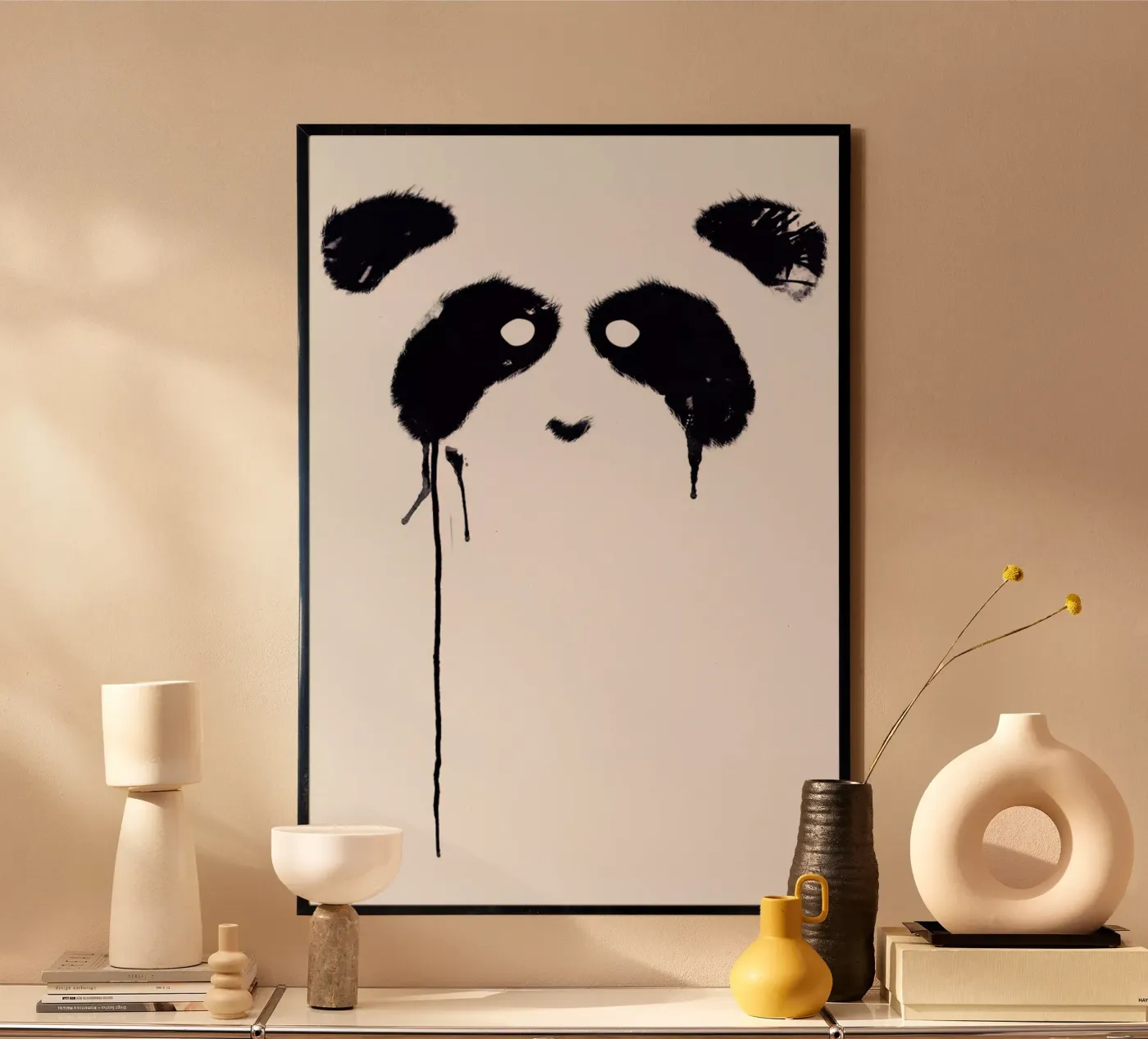 Panda poster van Tobe Fonseca