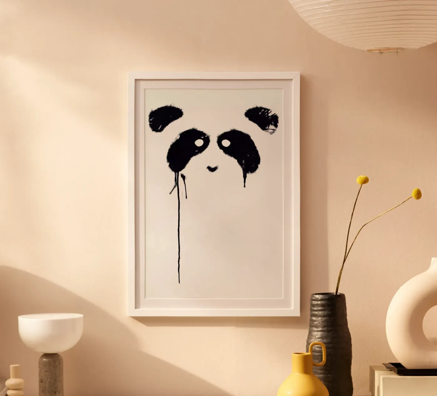 Panda poster van Tobe Fonseca