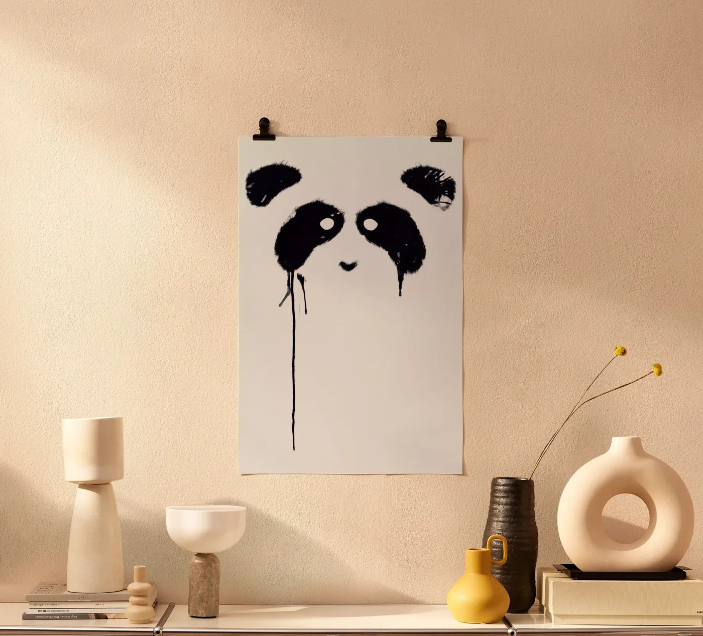 Panda poster van Tobe Fonseca