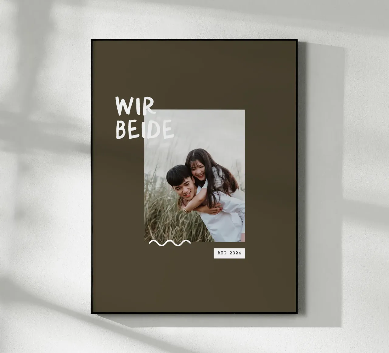 Wir beide acrylic glass by CSK DESIGN