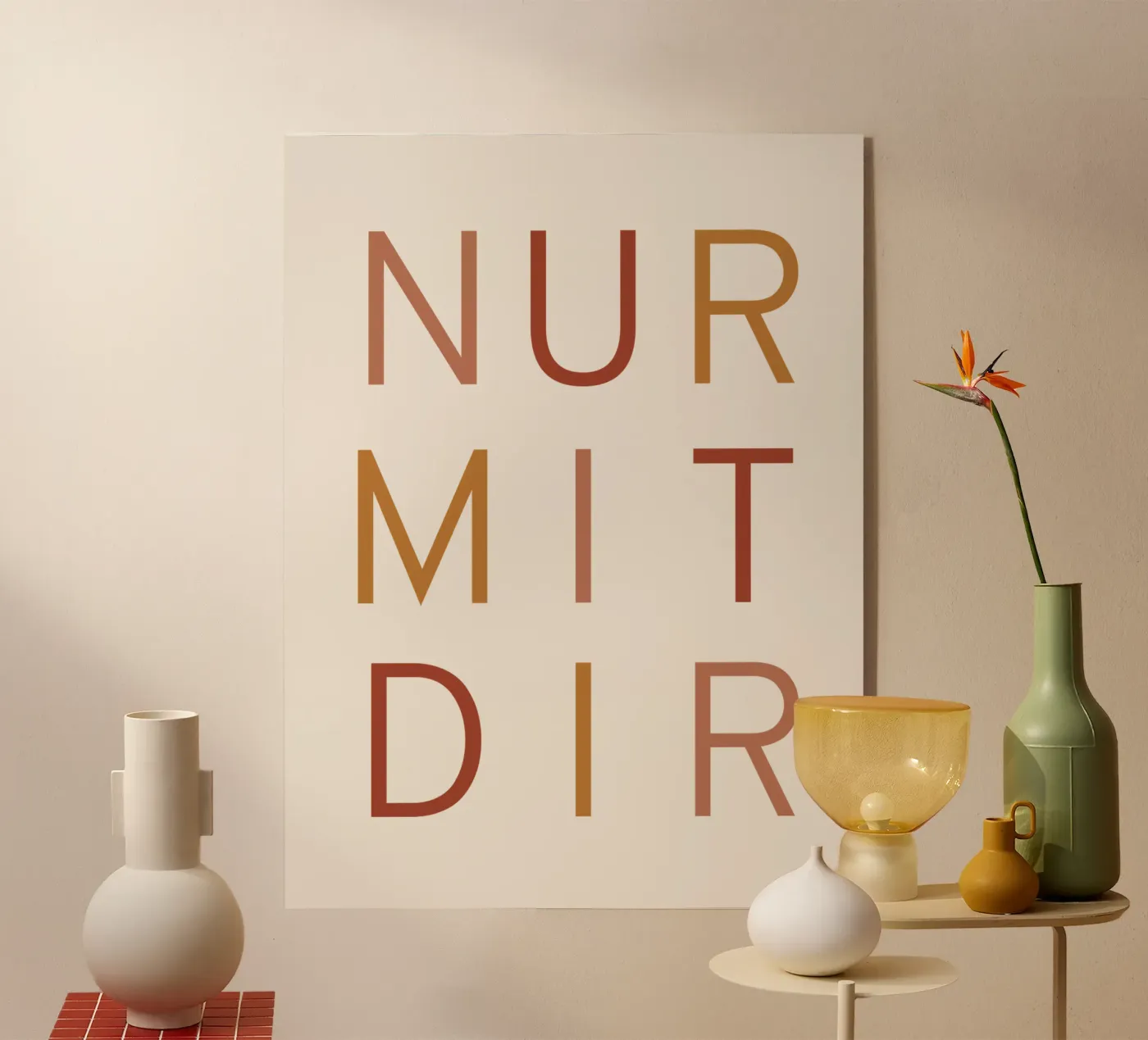 Nur mit Dir plexiglas de CSK DESIGN